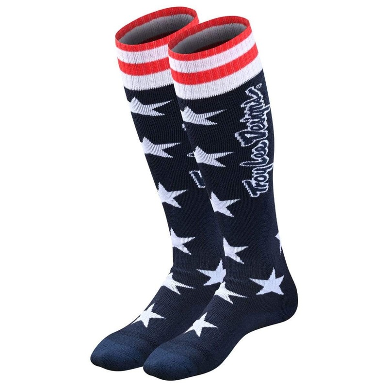GP MX Coolmax Thick Bike Sock – Blue Blue Small / Medium