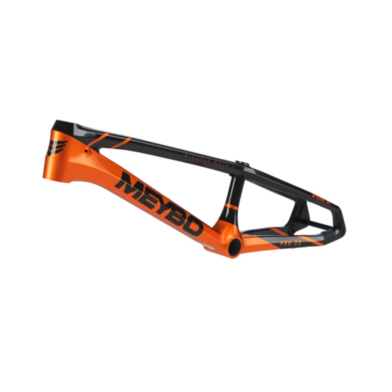 Meybo HSX Carbon BMX Race Frame-Black/Orange Expert