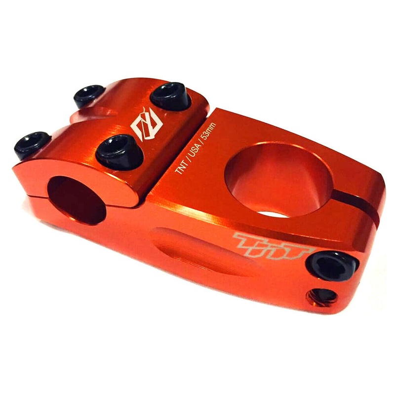 TNT Race Top Load BMX Stem – 48mm – Orange – USA Made
