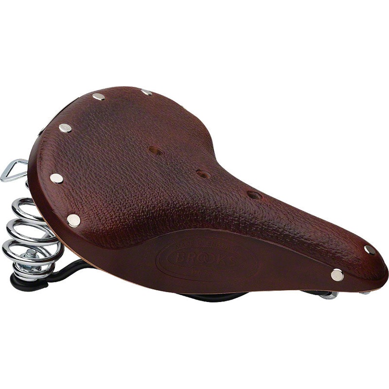 Brooks B67 Saddle – Steel, Brown, Women’s